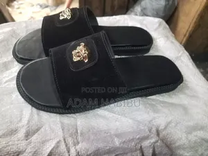 A Nice Suede Leather Slippers