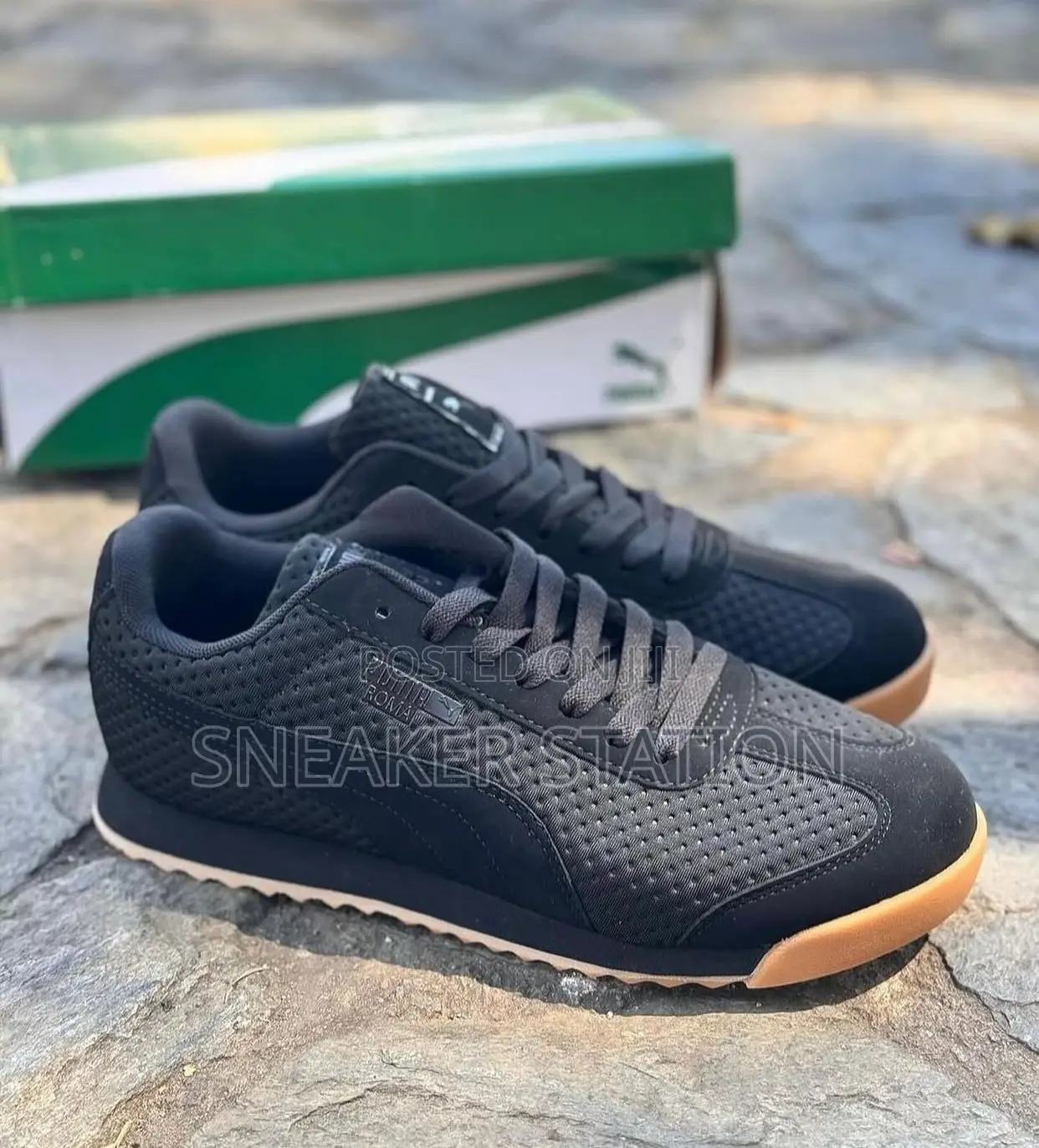 Puma Roma Sneaker Black/Brown