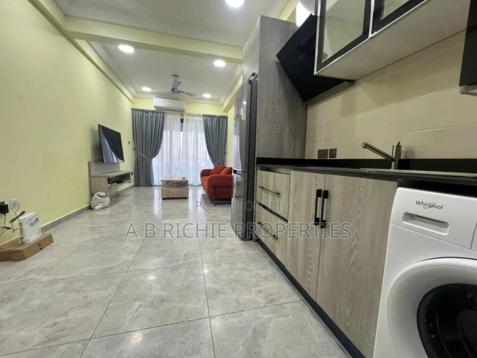 Furnished 1bdrm Apartment in Ab Richie Properties, Tseaddo for rent