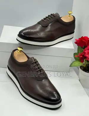 Berluti Dark Coffee Leather Men Easywear Shoe