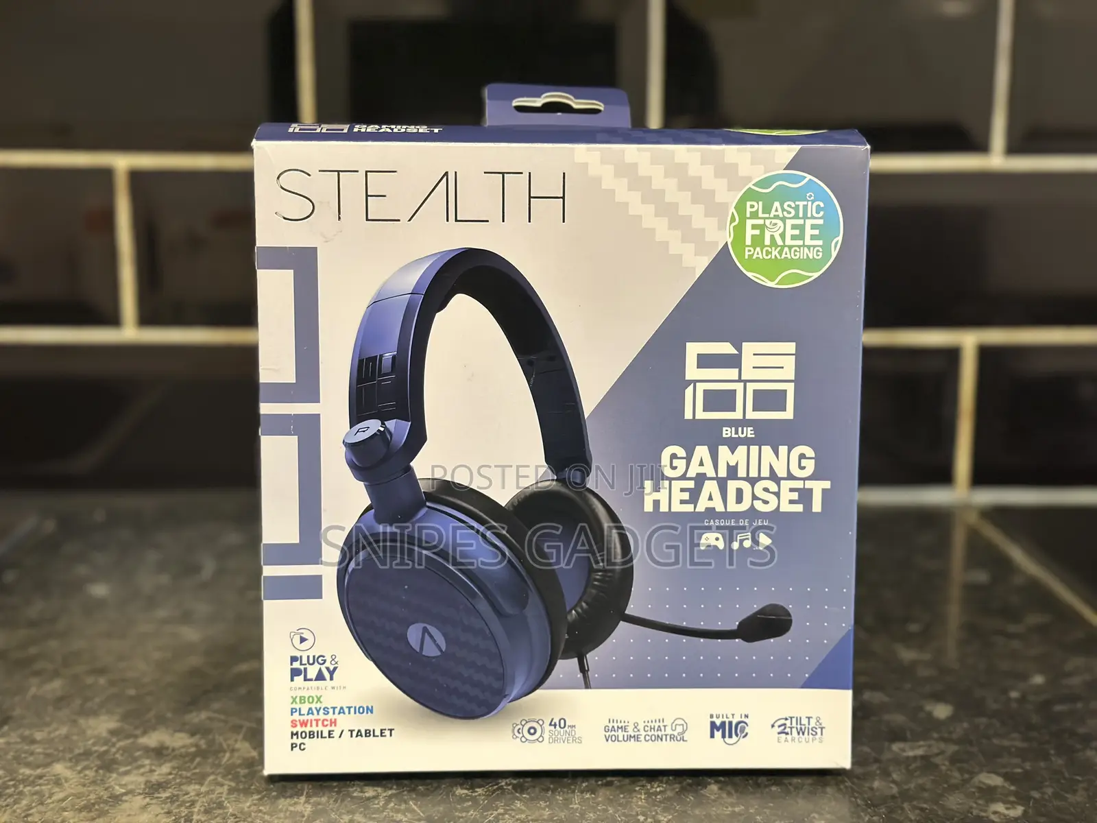 Stealth C6-100 Blue Gaming Headset Ps4/Ps5, Xbox, Nintendo Switch, Pc