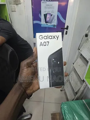 New Samsung Galaxy A07 4G 128 GB Black