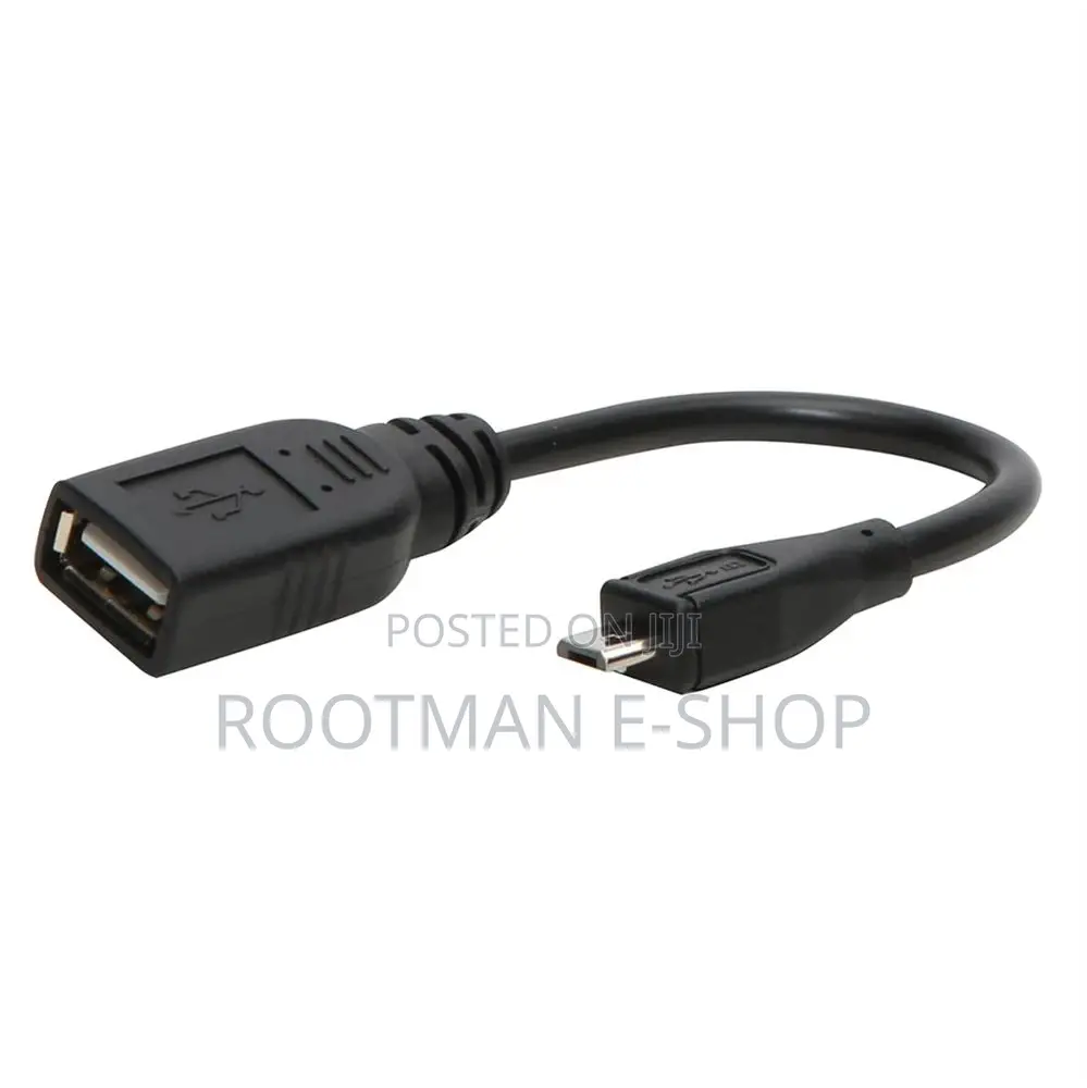 Micro-Usb (Type-B) Male to Usb 2.0 (Type-A) Female Slim Otg
