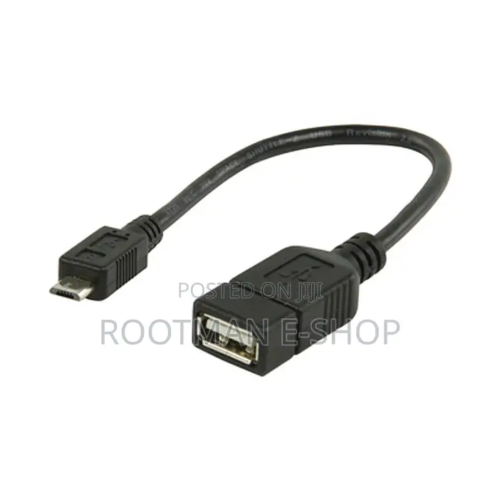 Usb 2.0 Otg on-the-Go Female / Micro Usb Male Cable