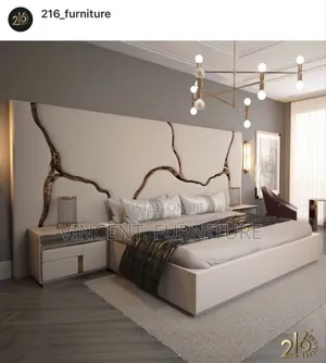 King Size Bed Frame and M, Mattress Available
