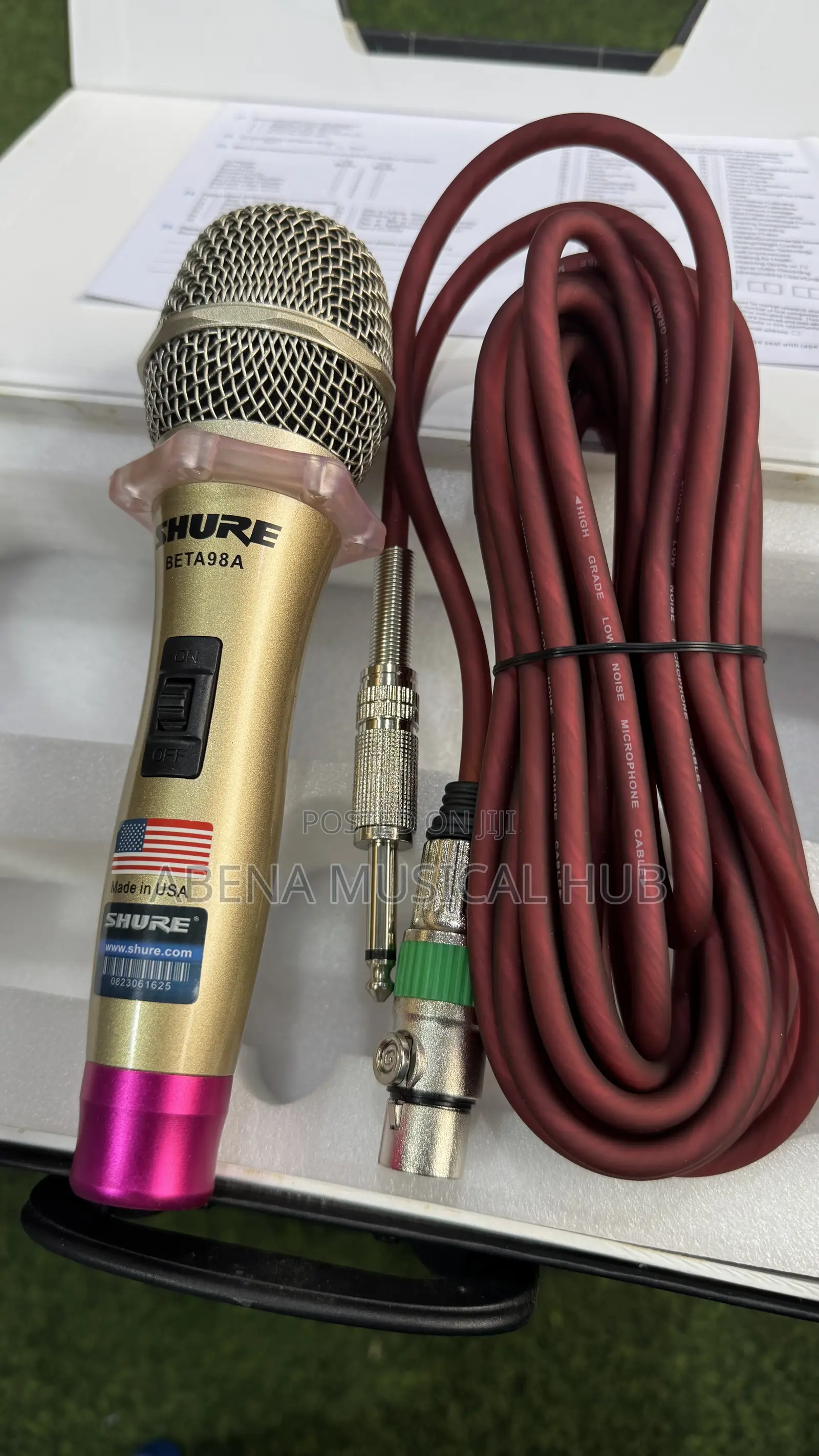 Shure Beta98a Cord Microphone