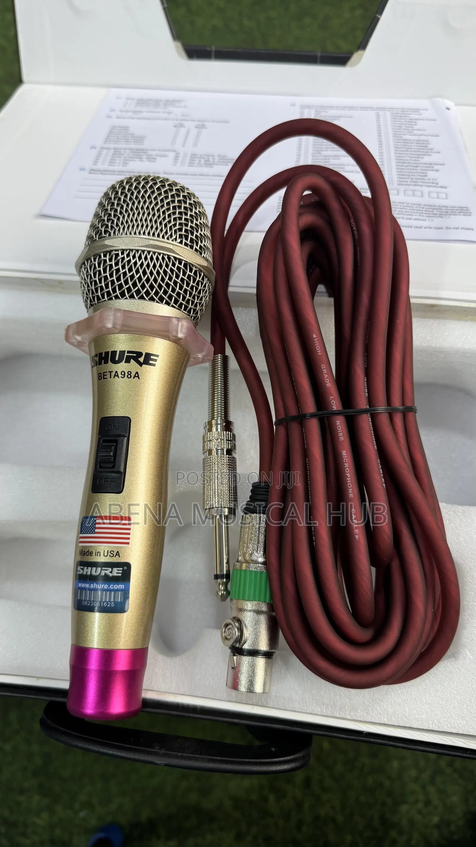 Shure Beta98a Cord Microphone
