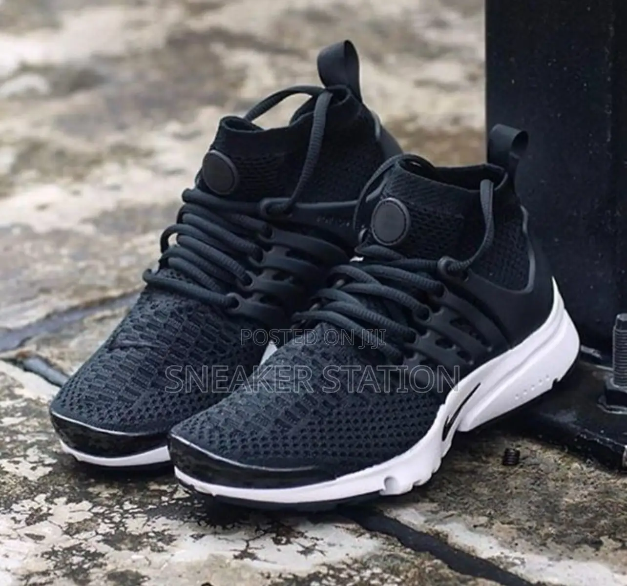 Nike Presto Flyknit Black/White