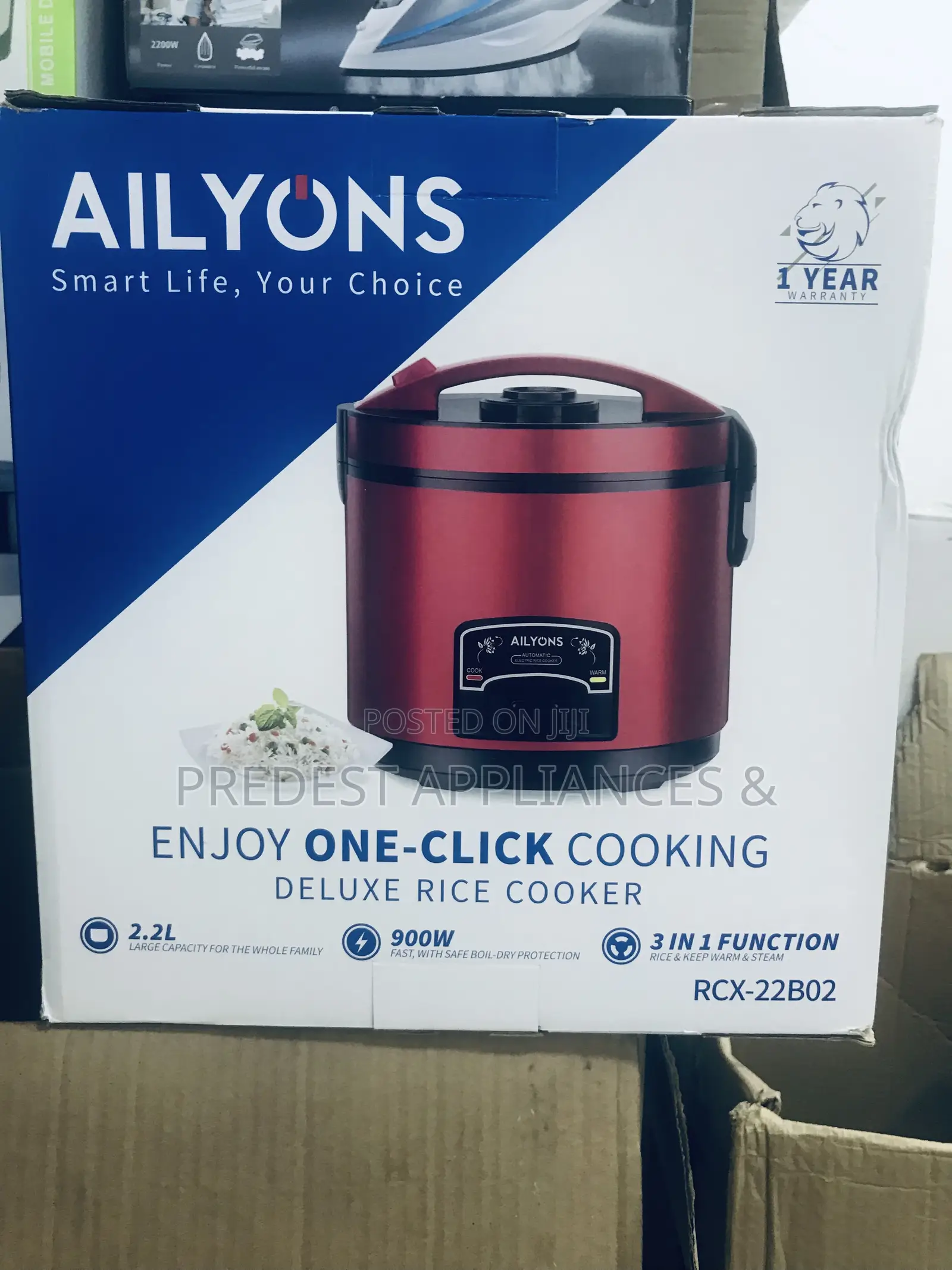 Ailyons Rice Cooker(2.2l)