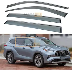 Original Toyota Highlander 2018 To2022 Window Visor/Rain Guard Chrome