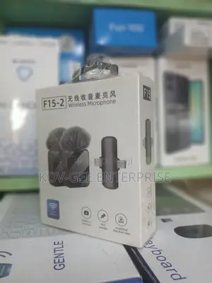 Microphone 2in1 Wireless Lavalier F15-2 Usb Type C + I Phone