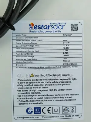 Solar Panel 50w