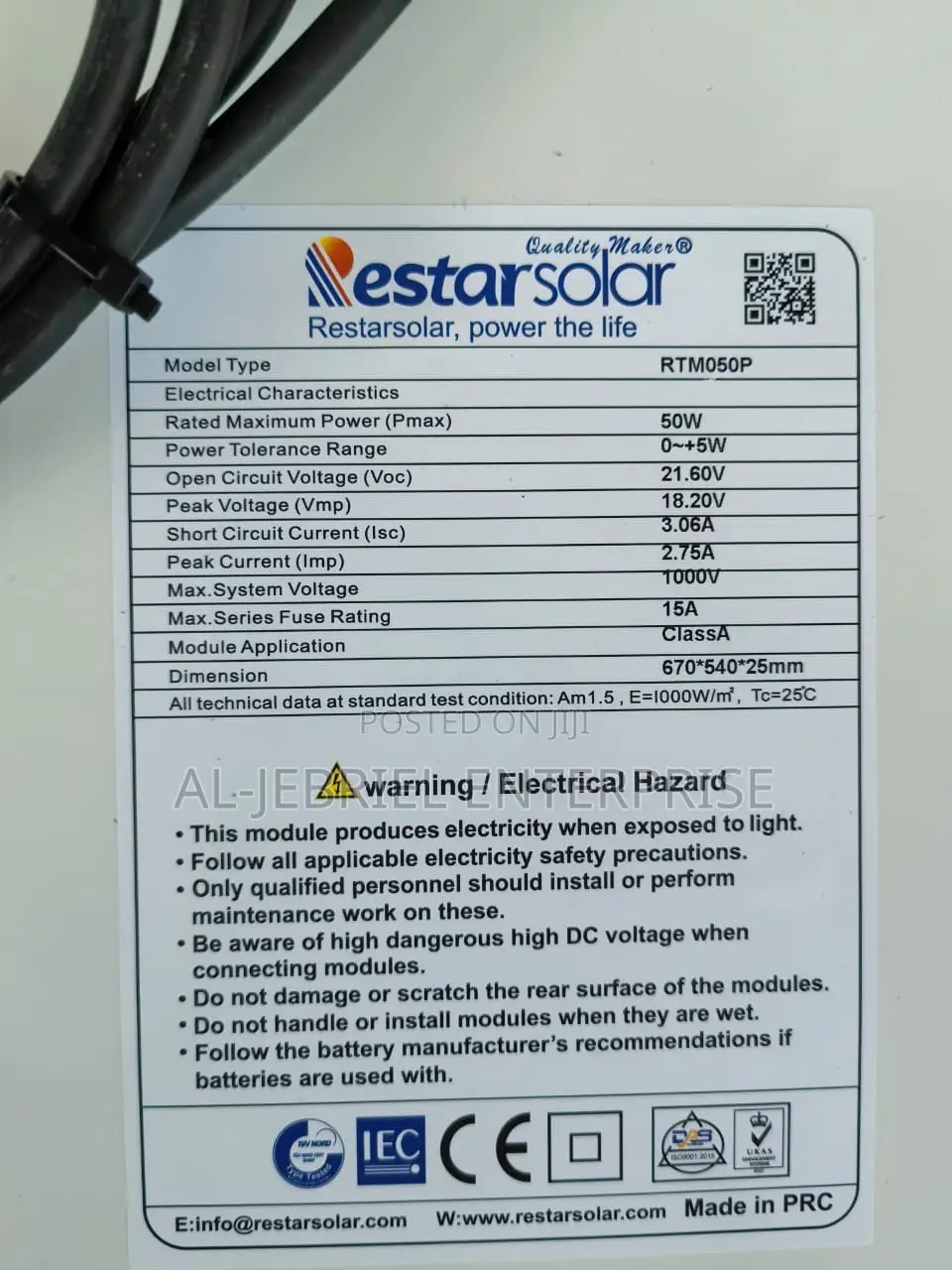 Solar Panel 50w