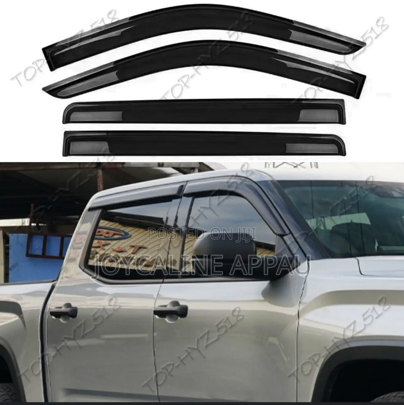 Original Toyota Tundra 2015 to 2025 Window Visor/Rain Guard