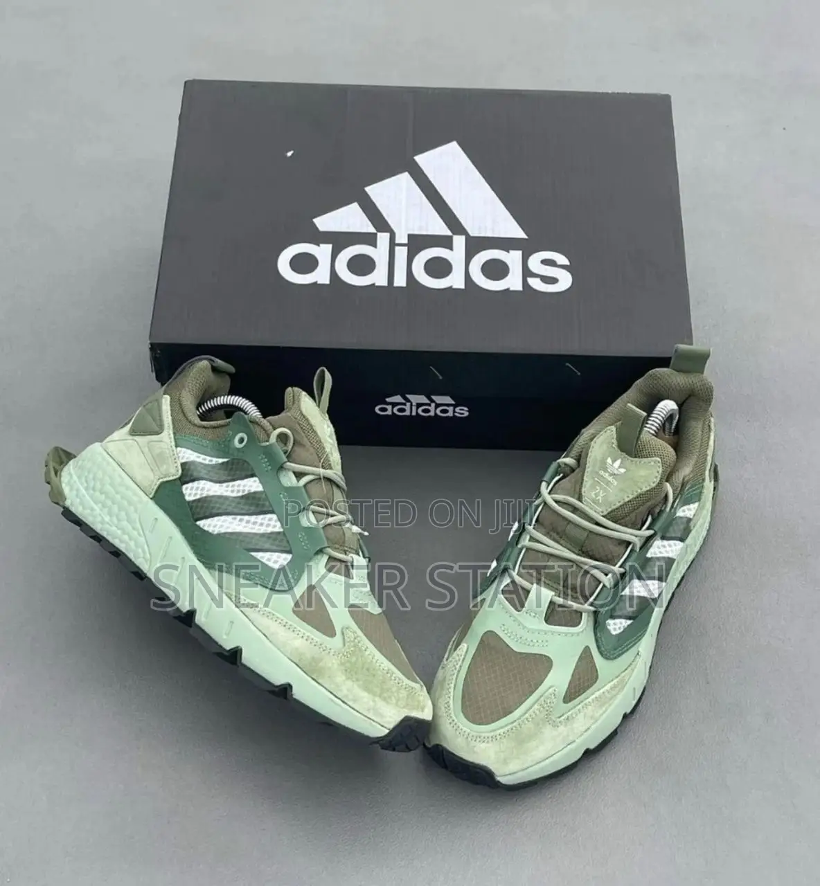Adidas Zx Boost Army Green Sneaker