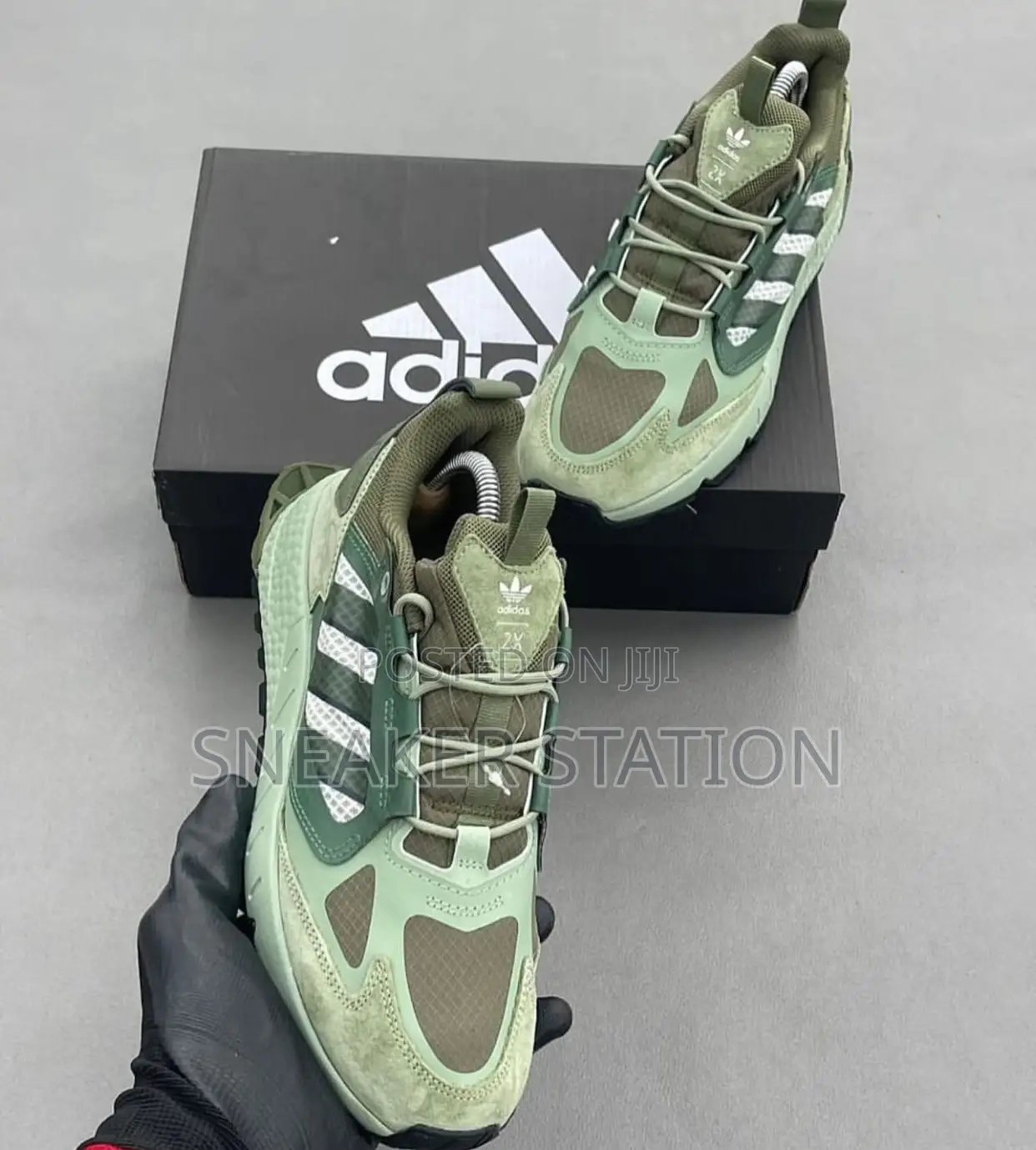 Adidas Zx Boost Army Green Sneaker