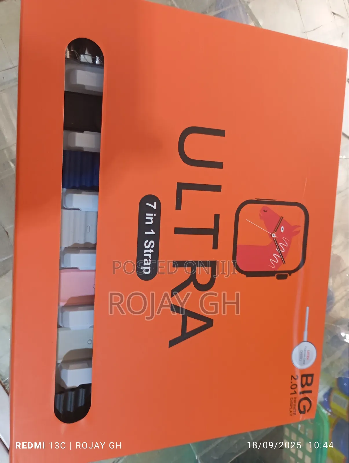 New Version Ultra 7-in-1 Straps Smart Watch - Multicolors