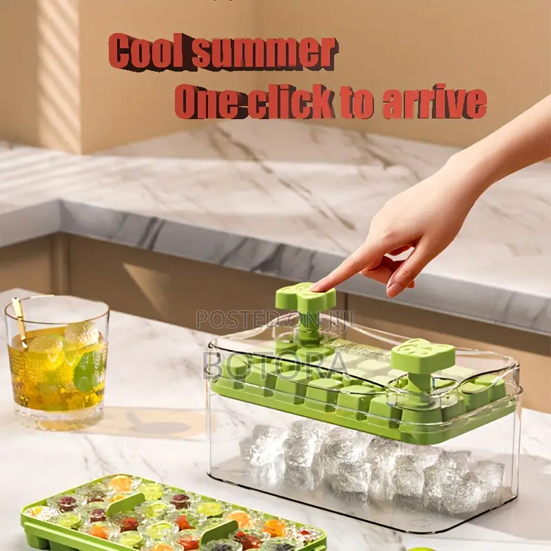 Double-press Ice Cube Tray
