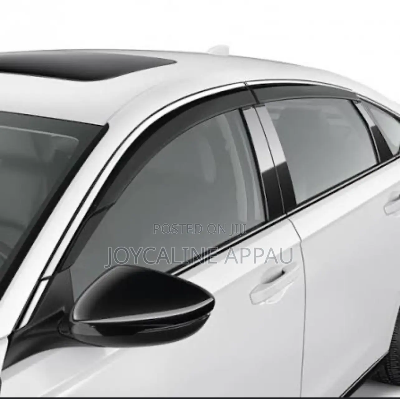 Honda Accord 2014 to 2017 Window Door Visor/Rain Guard Chrome