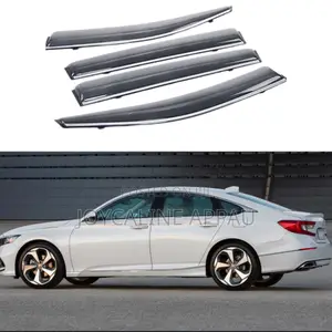 Honda Accord 2014 to 2017 Window Door Visor/Rain Guard Chrome