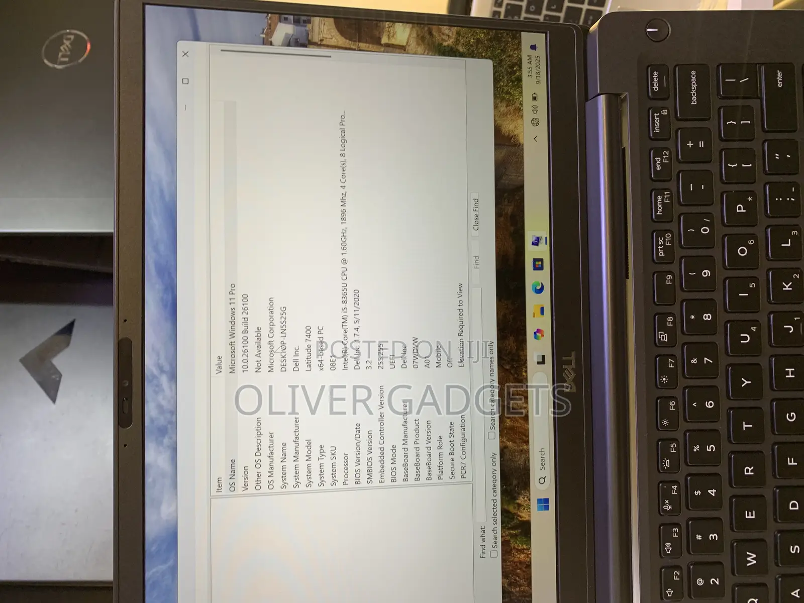 Laptop Dell Latitude 7400 16GB Intel Core i5 SSD 256GB