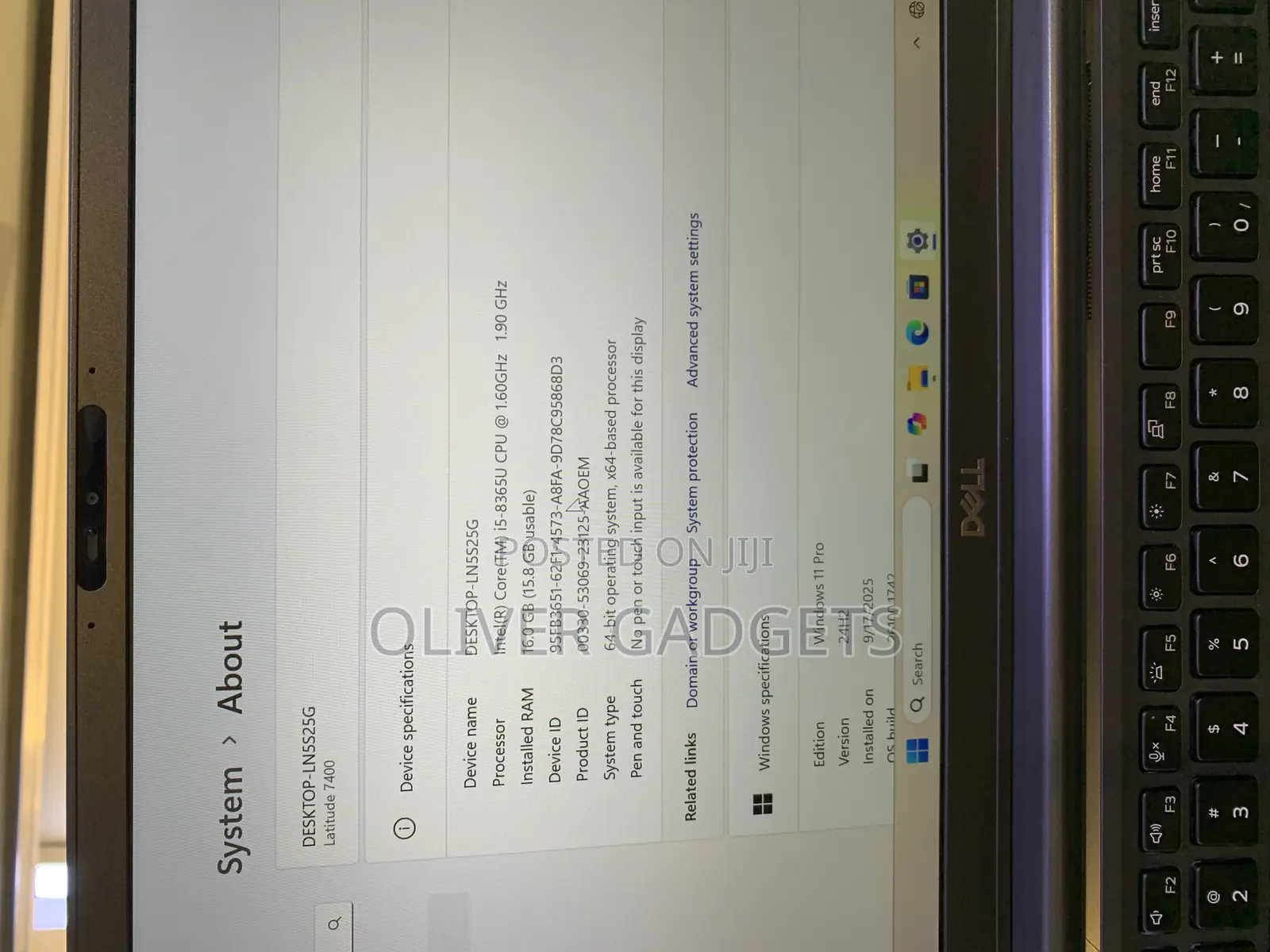 Laptop Dell Latitude 7400 16GB Intel Core i5 SSD 256GB