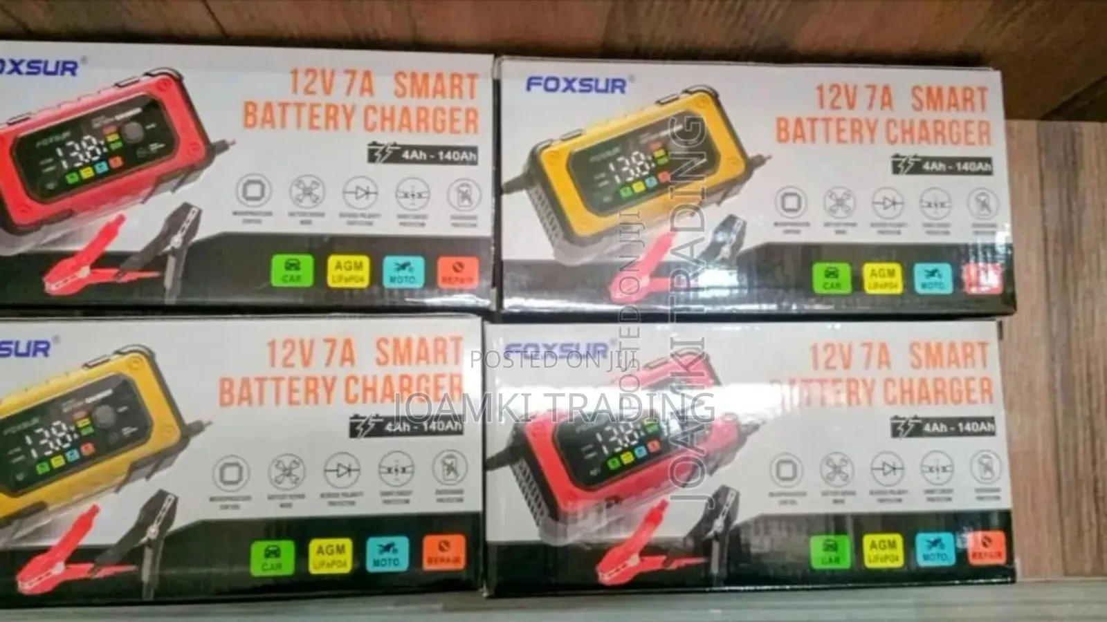 12v7a Car Battery Charger, Smart Battery Charger, Pulse Repair