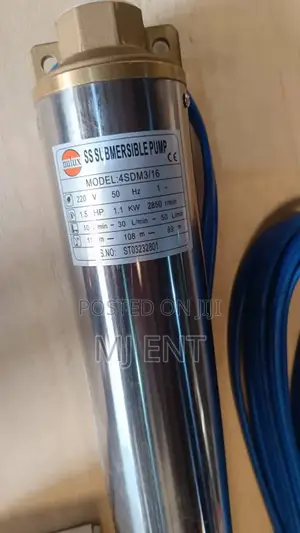 Borehole Deep Well Pump 2hp, 1.5hp