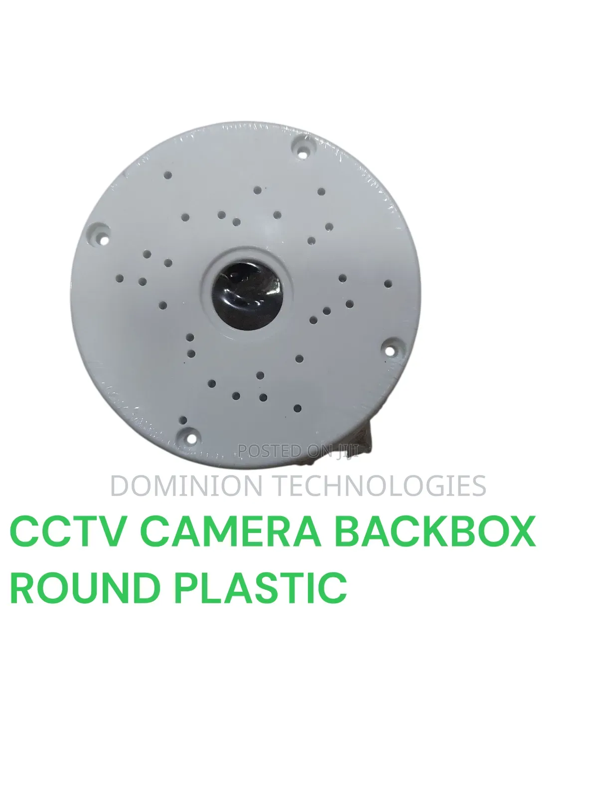 CCTV Camera Backbox Round Plastic