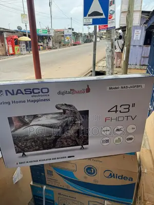 Nasco FHD Led 43" Digital Satellite Tv | Hdmi | Vga | Usb