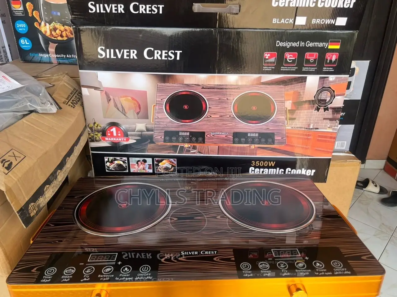 Double Hot Plate Infrared Cooker
