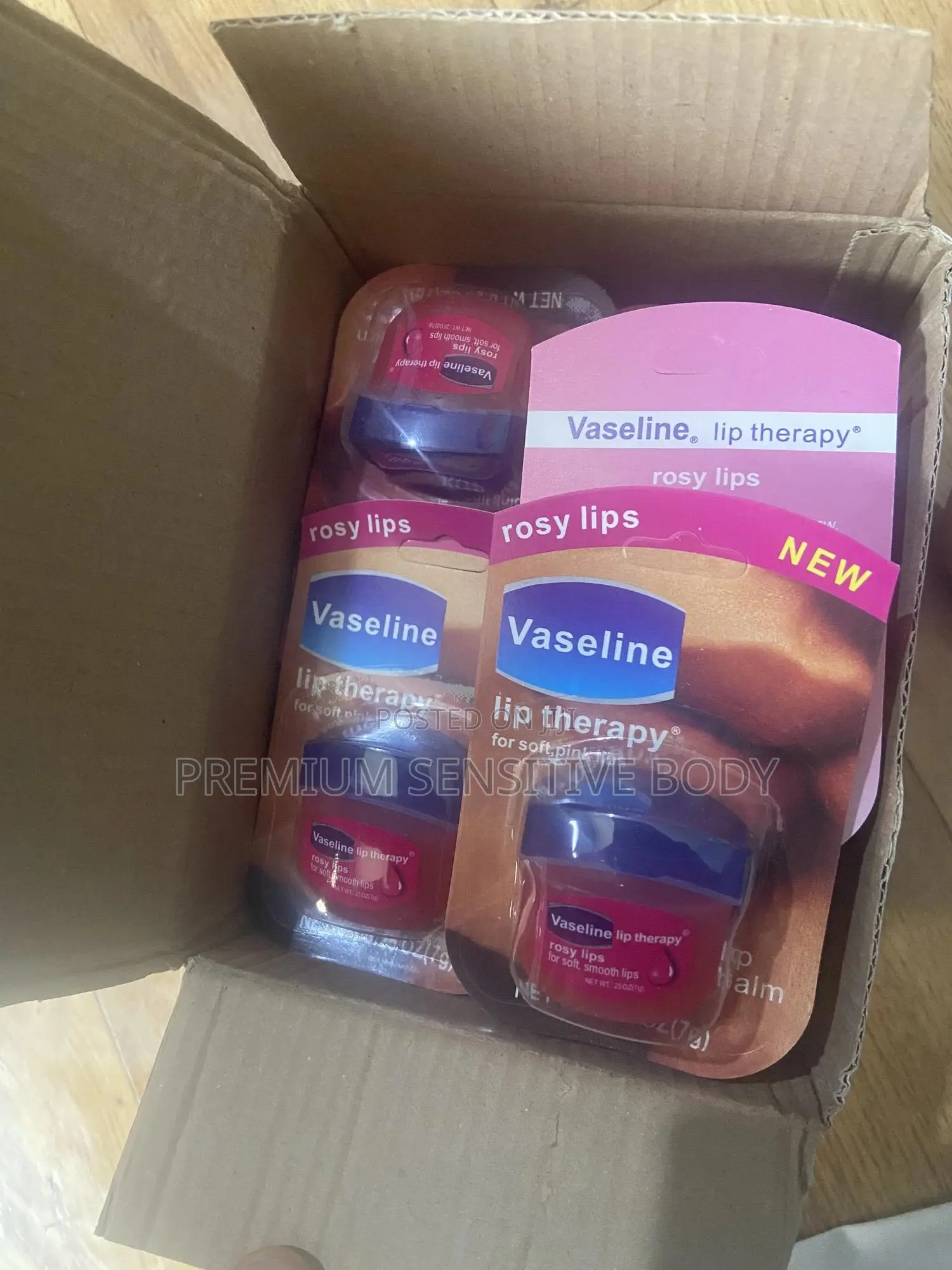 Pure Vaseline Lip Balm 24 Pieces