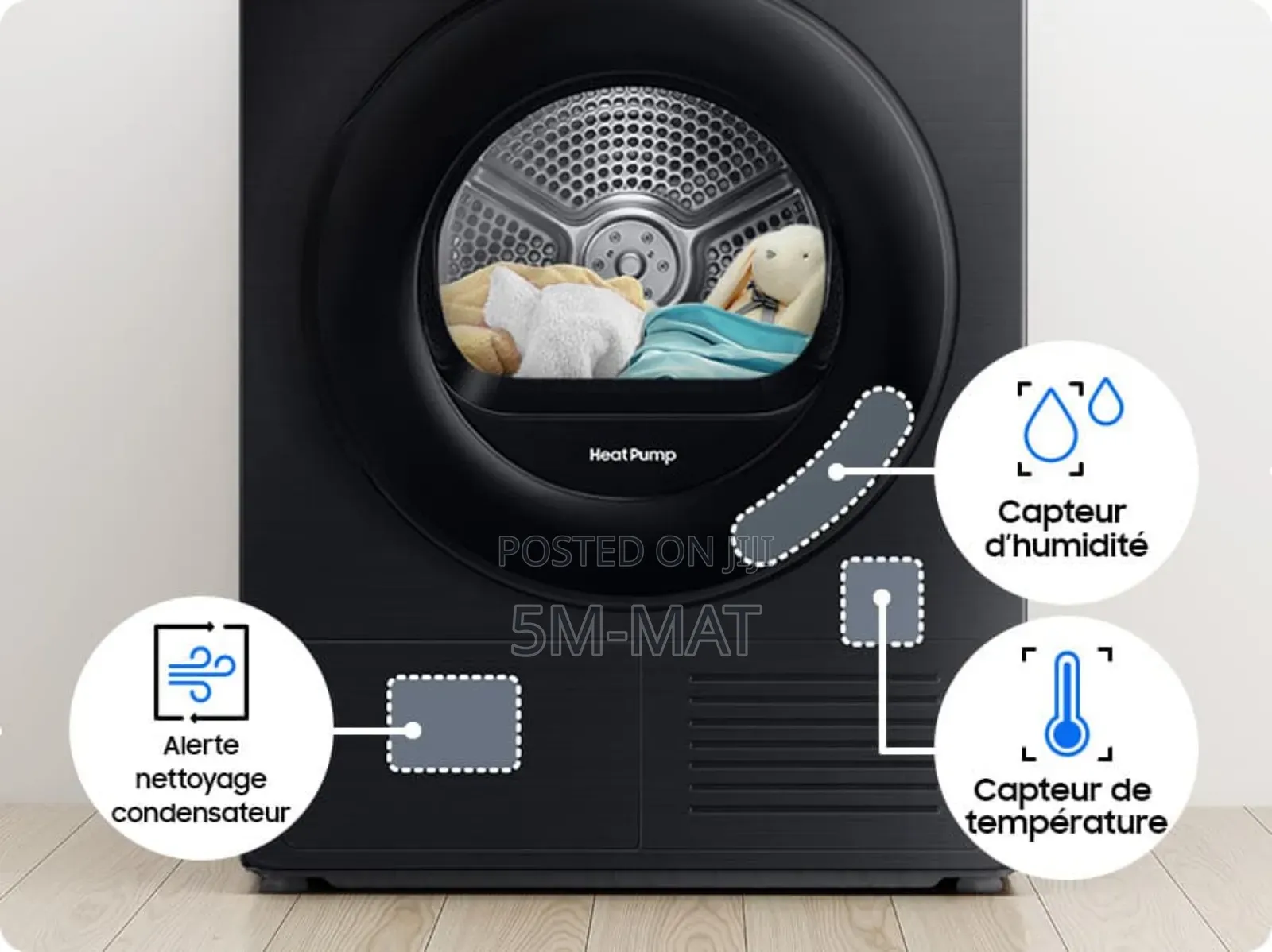 Samsung Tumble Dryer Optimal Dry / 9kg-Dv90dg52a0abef