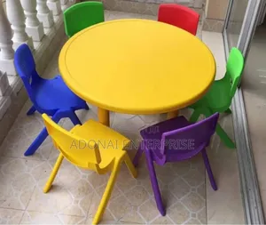 Kids Study Table Round Shape Ahyg75fb