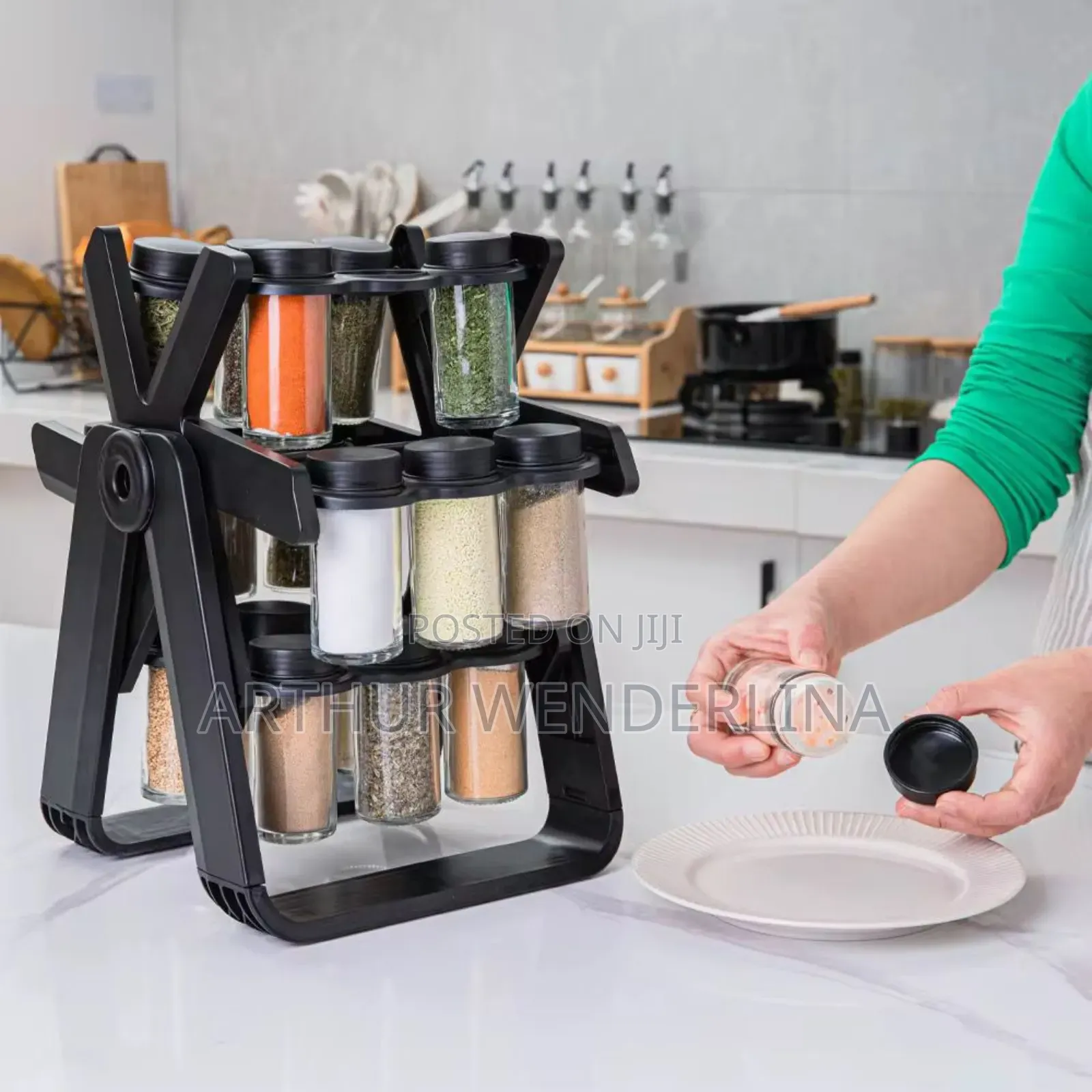 Rotating Stylish Spice Rack