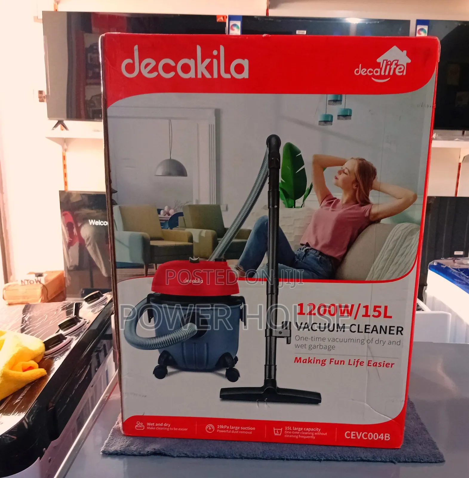 Easy Clean Decakila 1200w Vacuum Cleaner Decakila 1200w Vacuum Cleaner