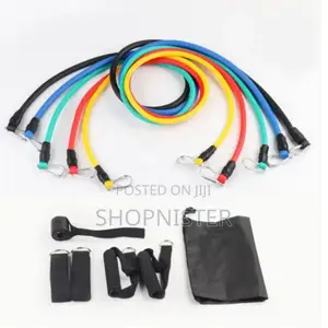 5 PCS Stackable Exercise Resistance Band Set