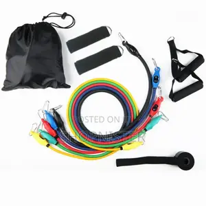 5 PCS Stackable Exercise Resistance Band Set