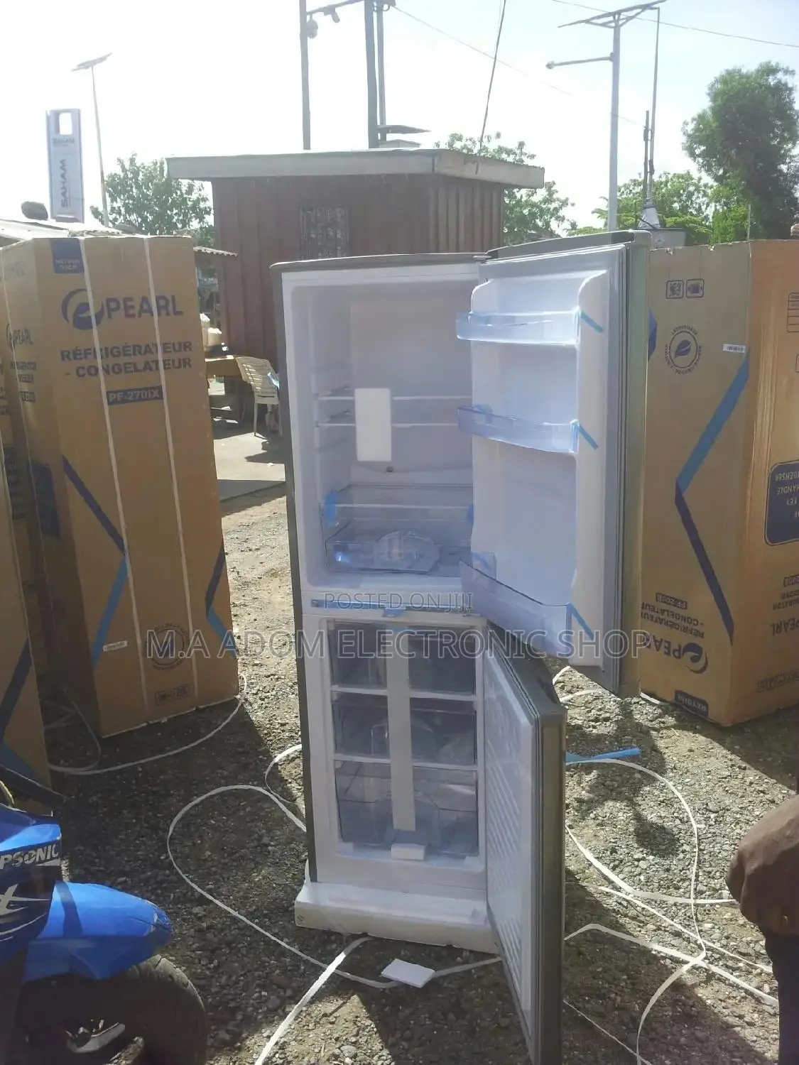 Pearl 140litres Double Door With Down Freezer