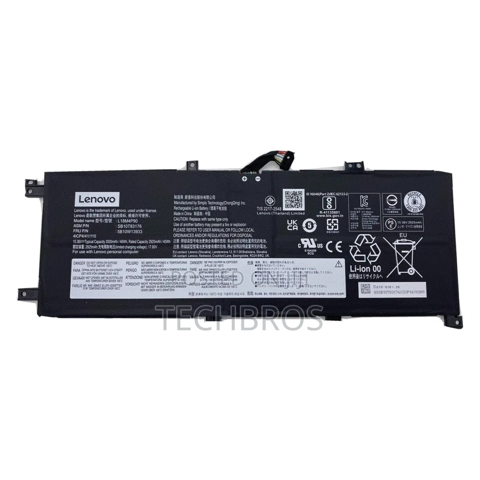 Original L18c4p90 L18d4p90 L18m4p90 Battery Lenovo Thinkpad L13 Yoga