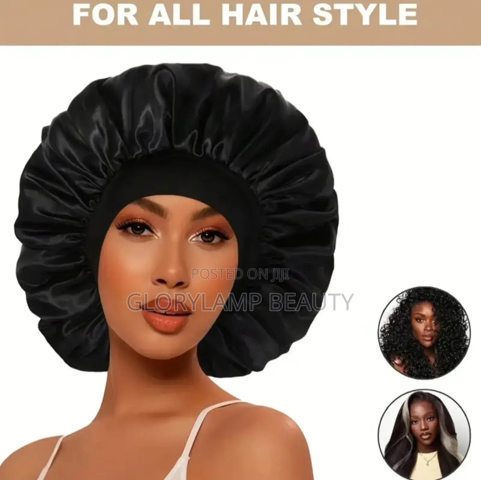 Satin Silk Bonnet Hair Cap For Sleeping - Adjustable, Multi-color