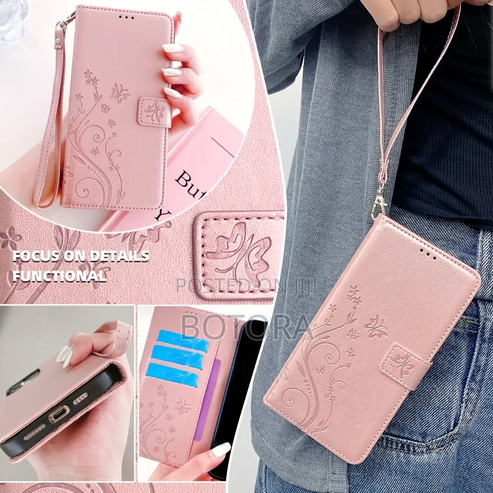 iPhone 15 Series Shockproof Leather Phone Case
