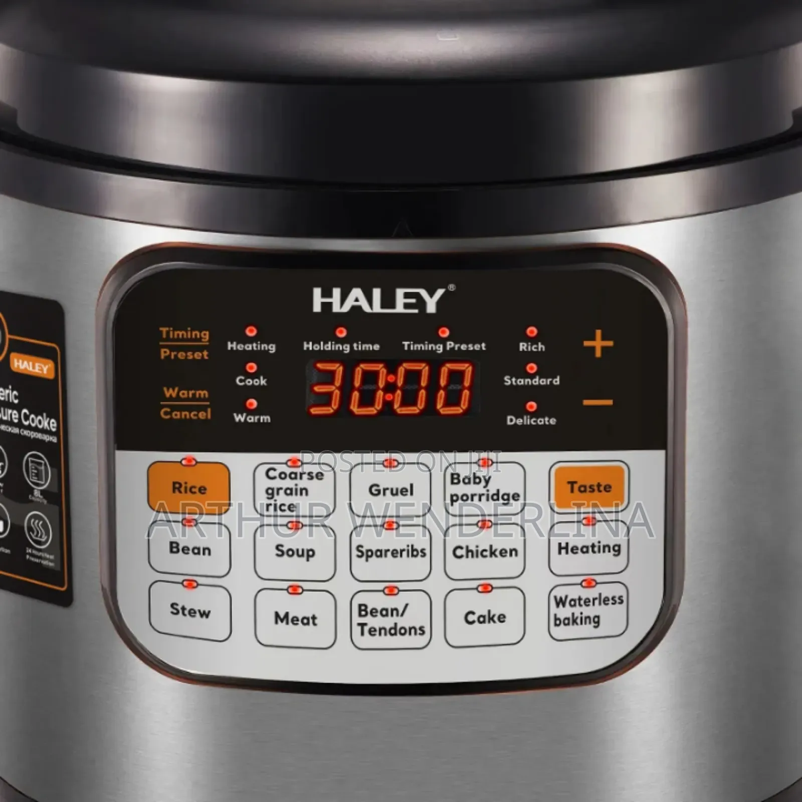 Haley Pressure Cooker 8liters