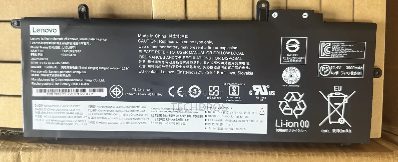 Original L16c6p71 Laptop Battery For Thinkpad X280