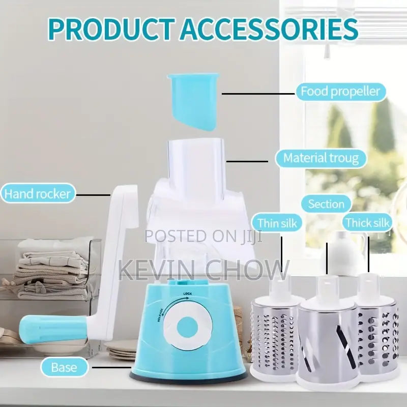 Multifunctional Three -in-one Table Top Grater