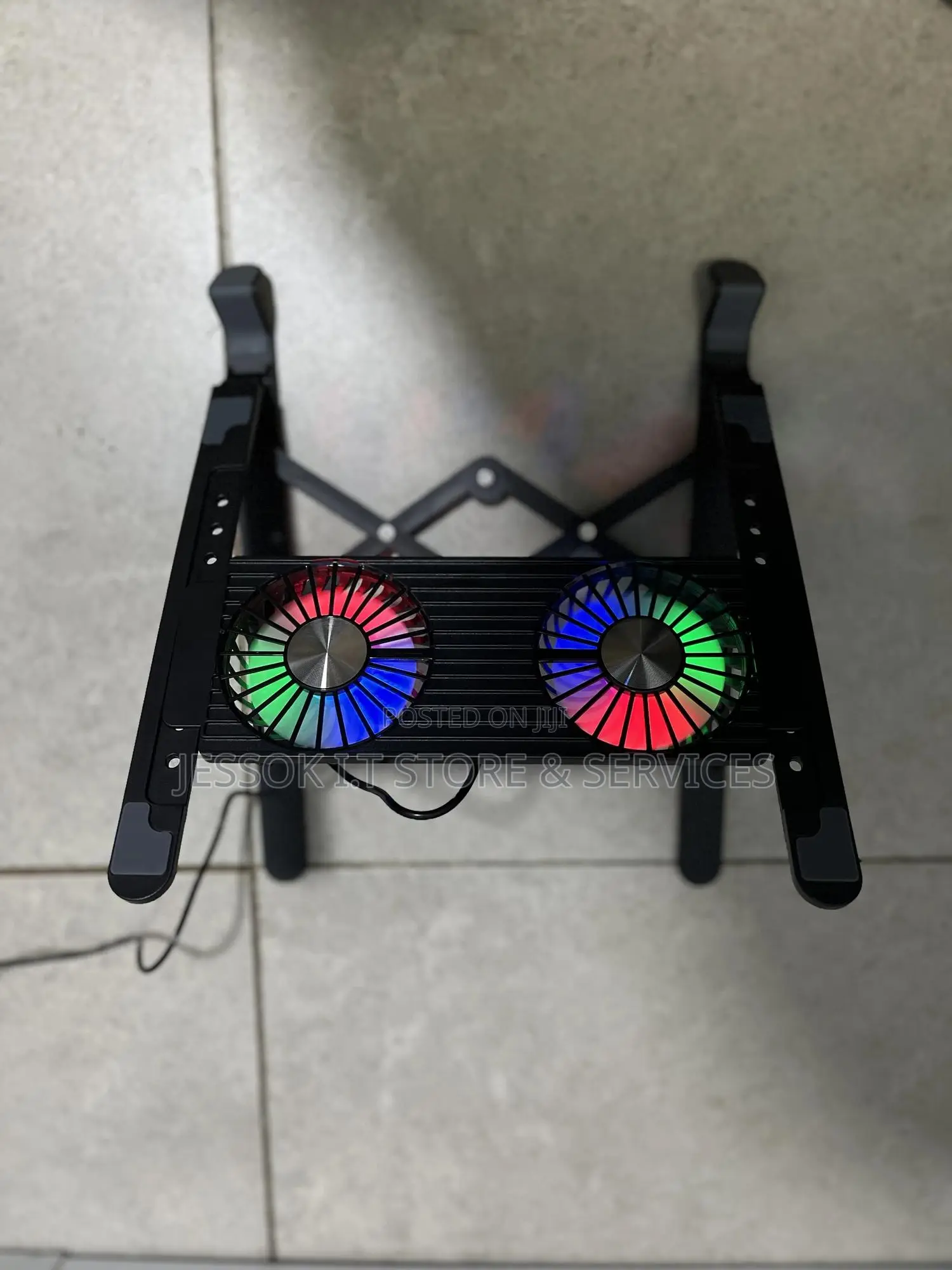 Folding Laptop Stand With Radiator RGB Fan