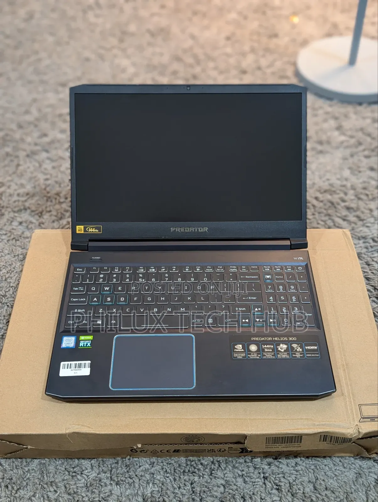 Laptop Acer Predator Helios 300 16GB Intel Core i7 SSD 512GB