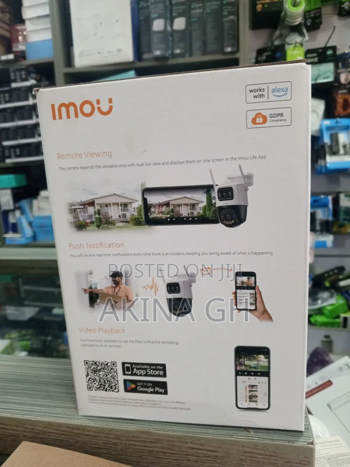 Imou Dual Lens PTZ Smart Security CCTV 10mp Camera Ipc-S7xep-10mowed