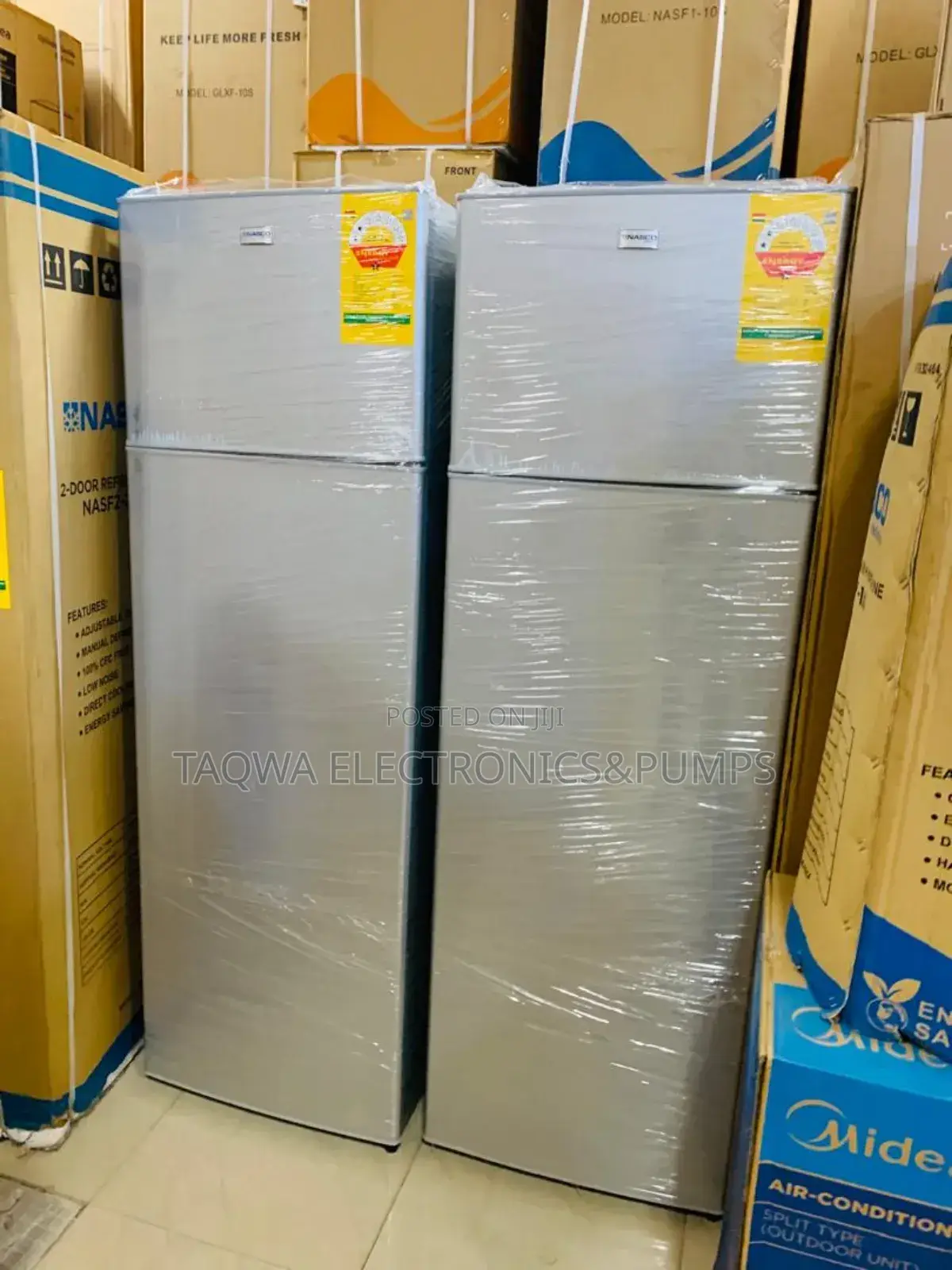 Nasco 280l Top Freezer Refrigerator