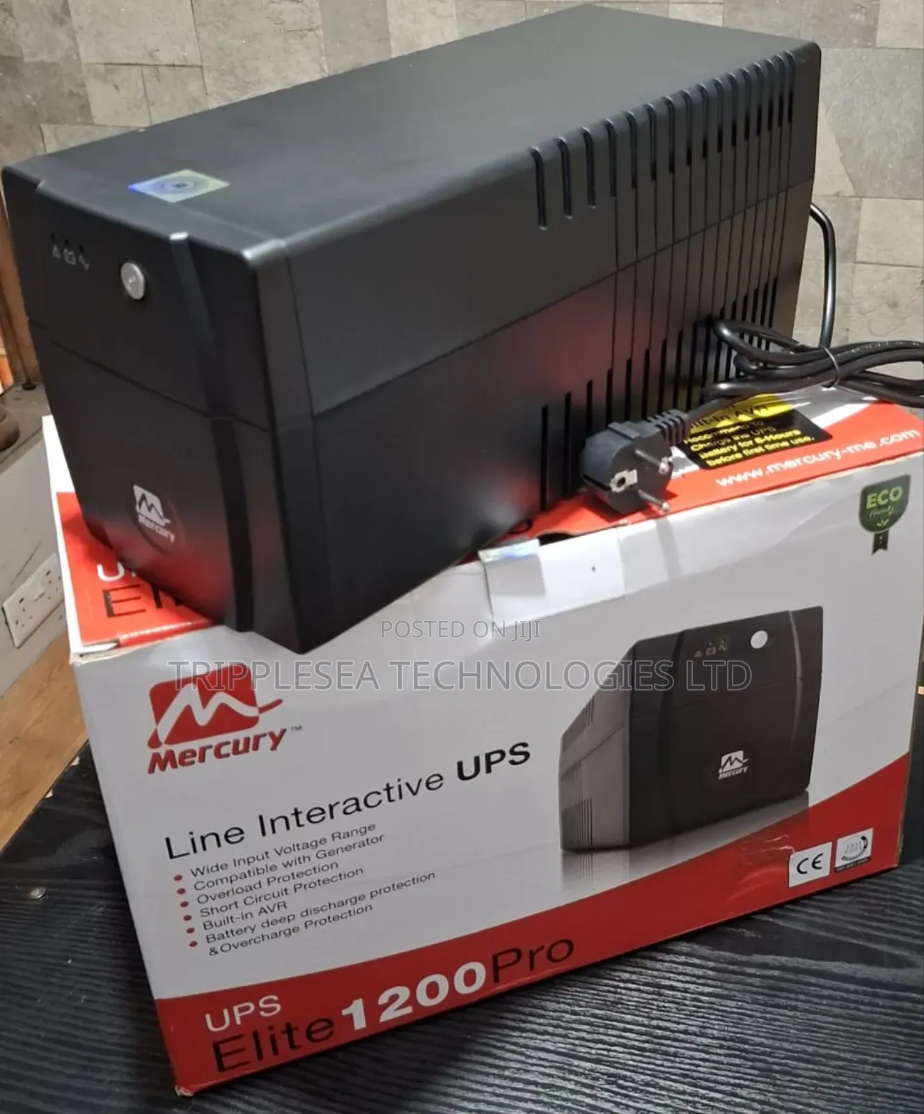 Mercury 1200va Line Interactive Ups 1200pro